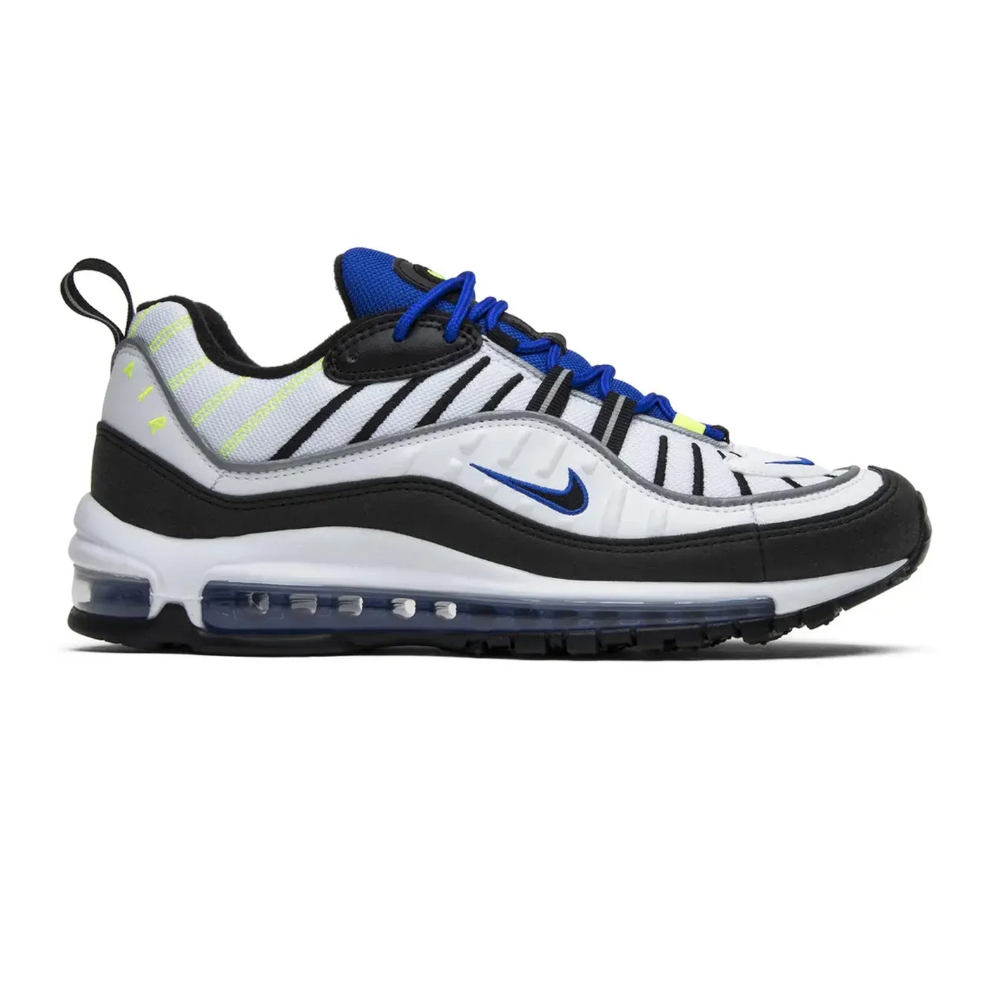 Nike Air Max 98 'White Black Racer Blue' (2018)