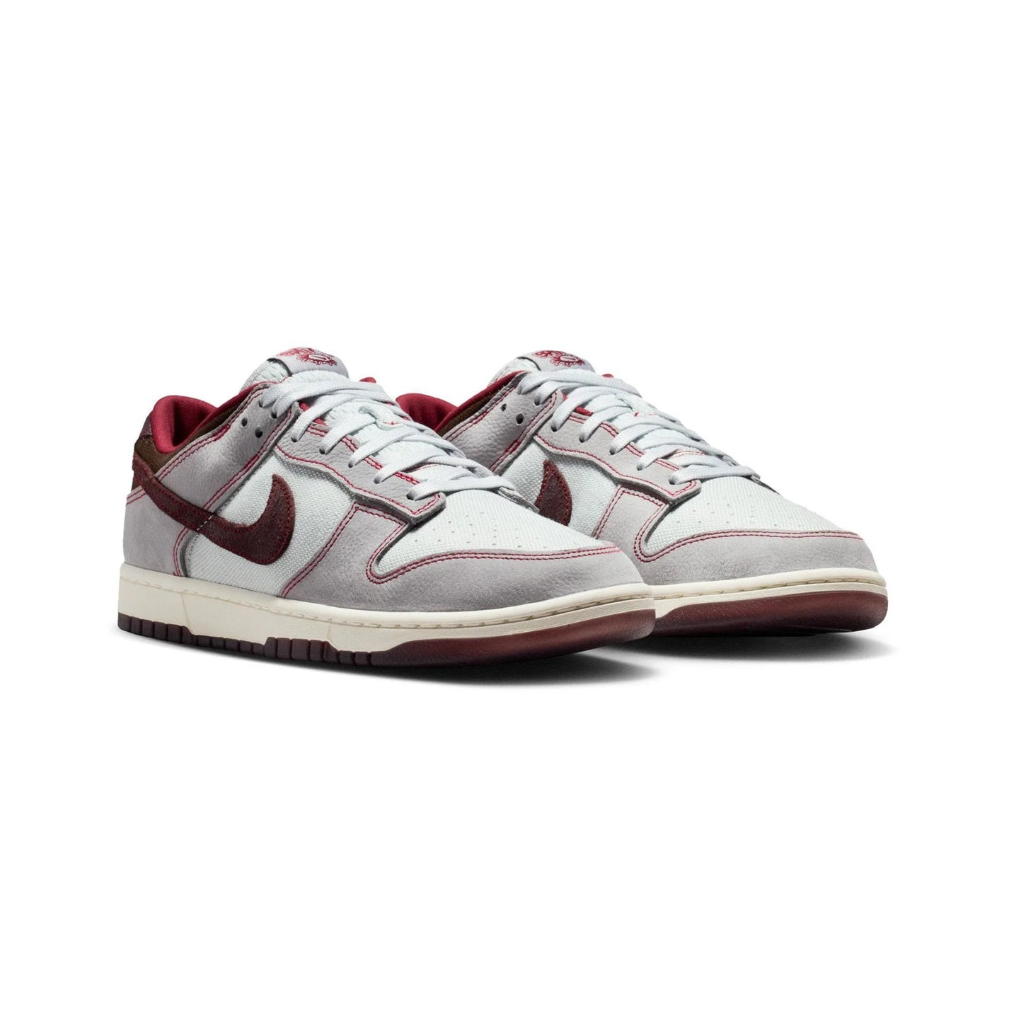 Nike Dunk Low Canvas 'Pure Platinum Burgundy Crush' (2026)