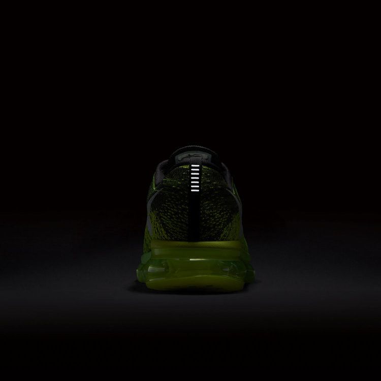 Nike Flyknit Air Max — Black/Volt/Voltage Green/White