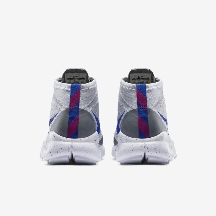 Nike Flyknit Trainer Chukka FSB 'Wolf Grey' — Wolf Grey/White/Fuchsia Flash/Lyon Blue
