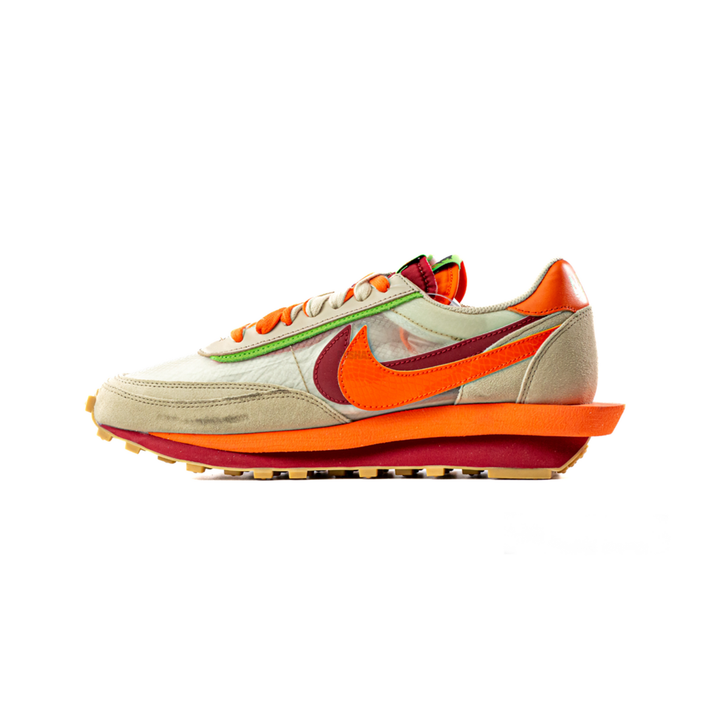 Nike Ld Waffle X Clot X Sacai Net Orange Blaze 2021