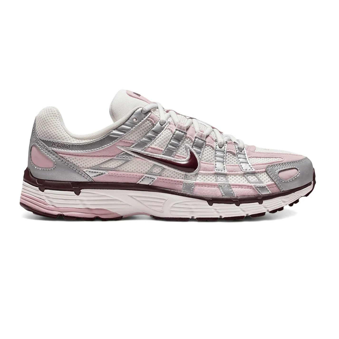 Nike P-6000 'Silver Burgundy Plum Chalk' Women's (2025)