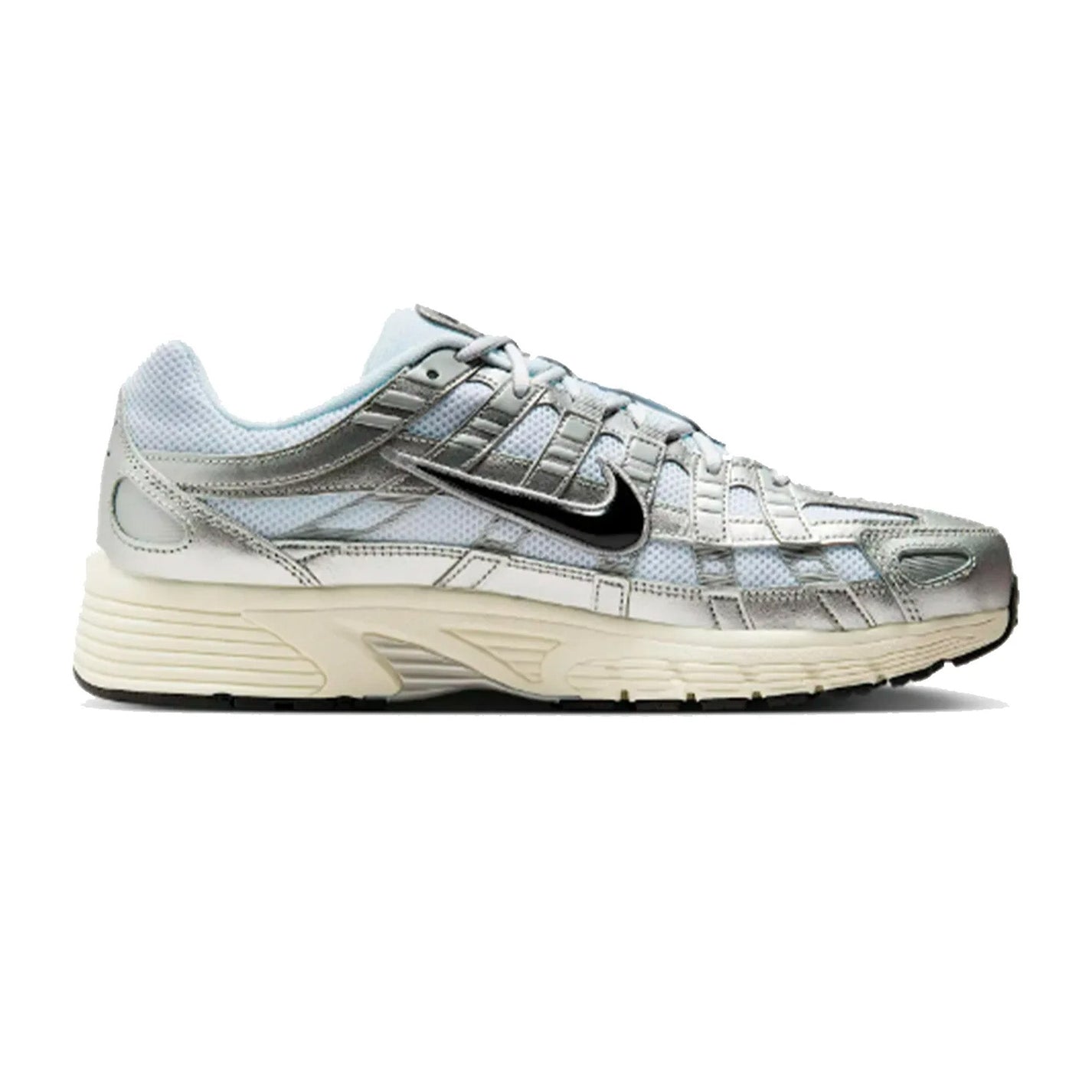 Nike P-6000 'White Metallic Silver Flat Silver Black' (2025)
