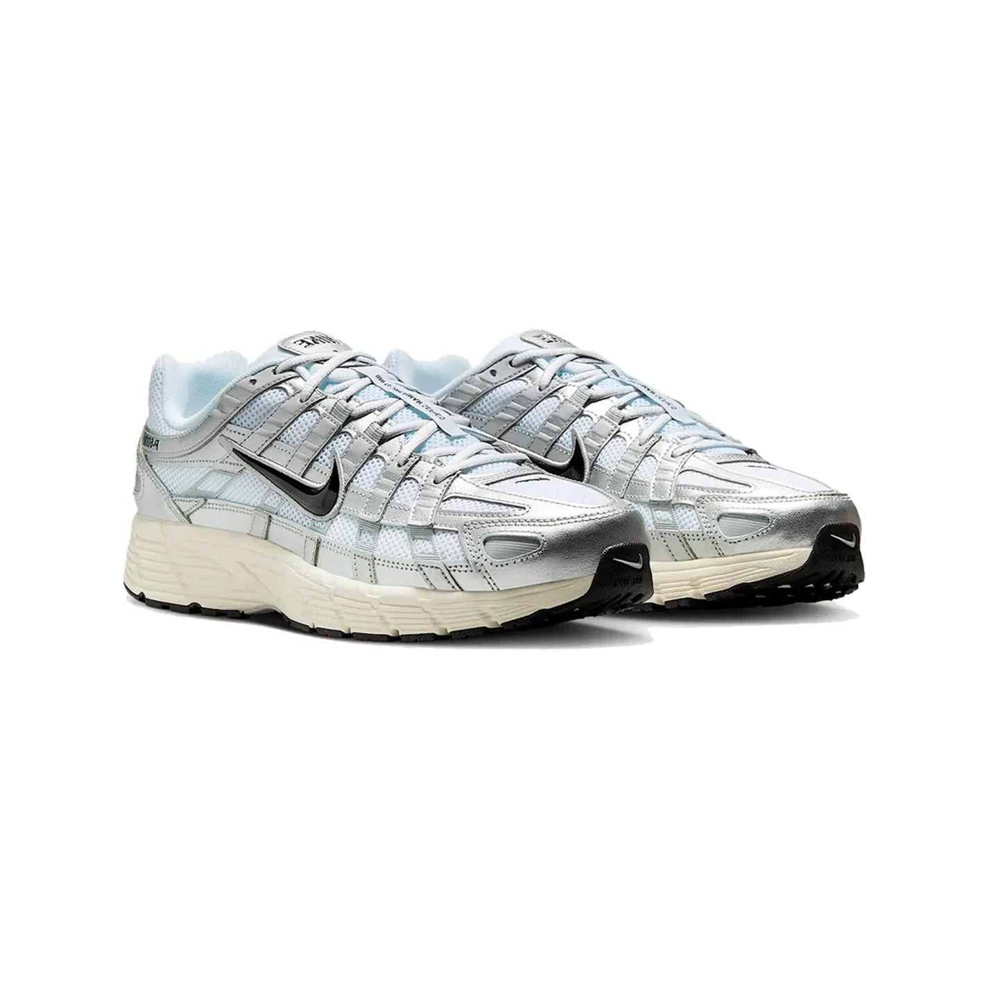 Nike P-6000 'White Metallic Silver Flat Silver Black' (2025)