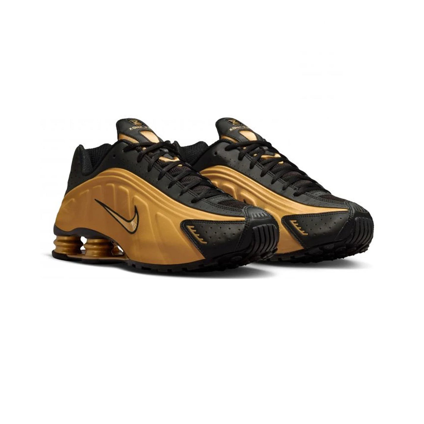 Nike Shox R4 'Metallic Gold Black' (2025)