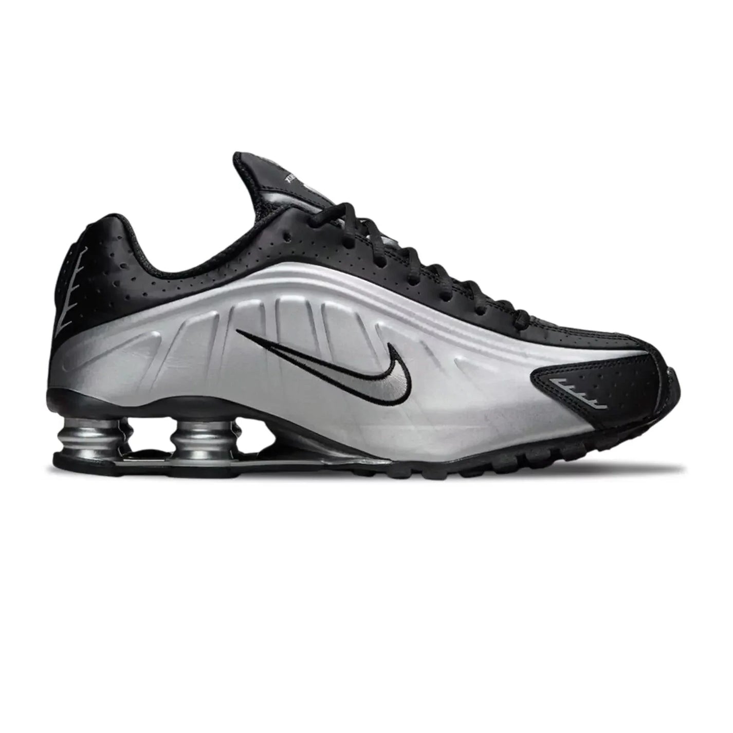 Nike Shox R4 'Metallic Silver Black' (2025)