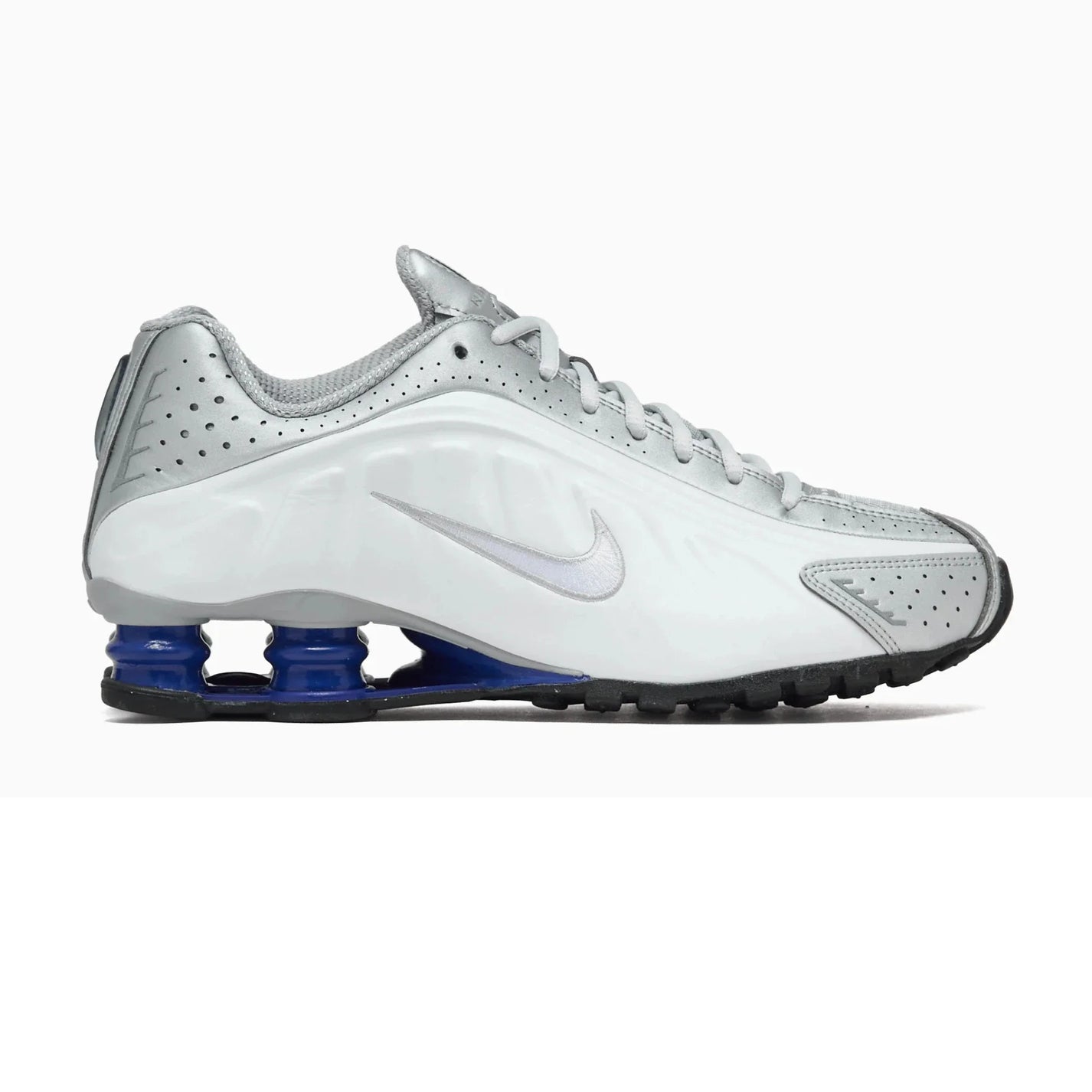 Nike Shox R4 'Metallic Silver Deep Royal Blue'