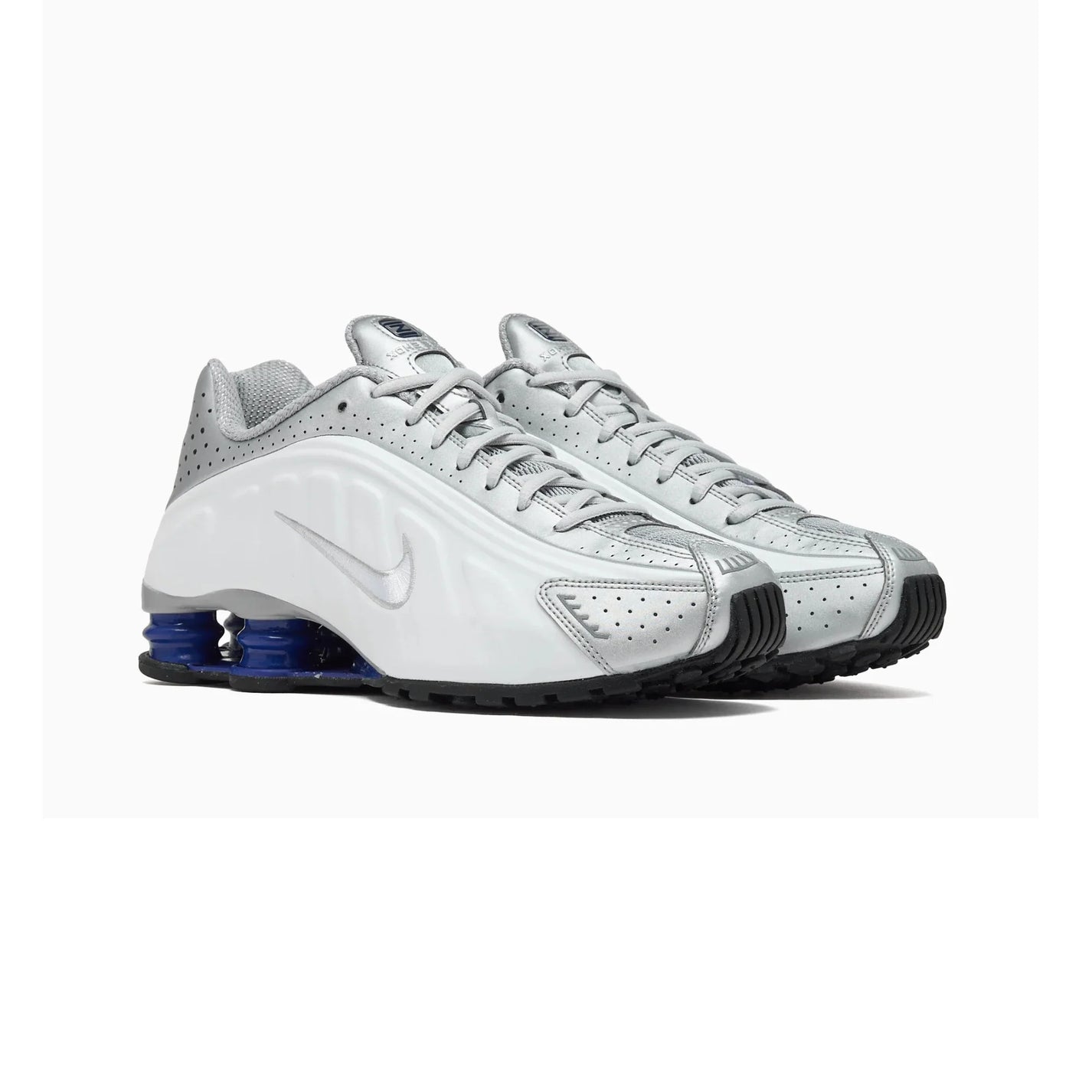 Nike Shox R4 'Metallic Silver Deep Royal Blue'