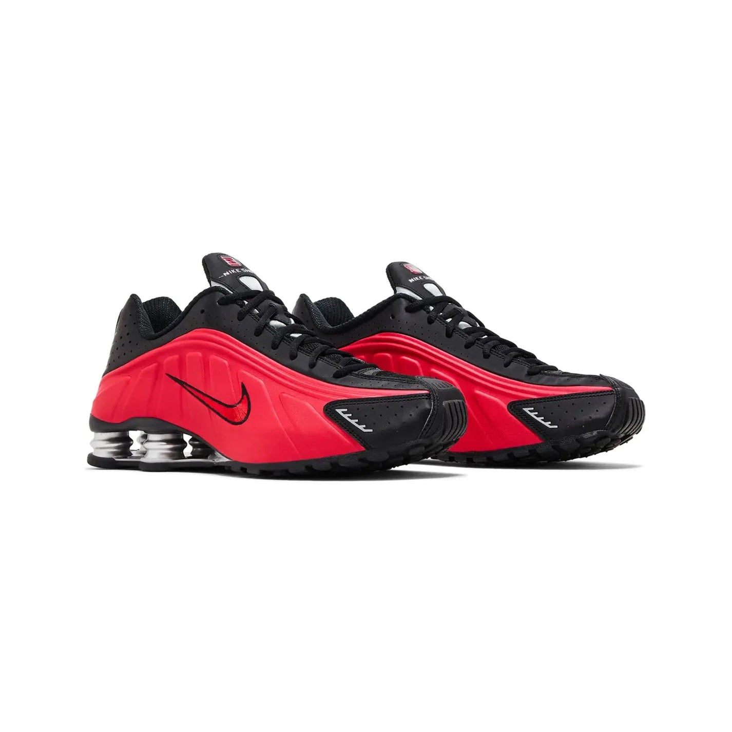 Nike Shox R4 'University Red Black Metallic Silver'