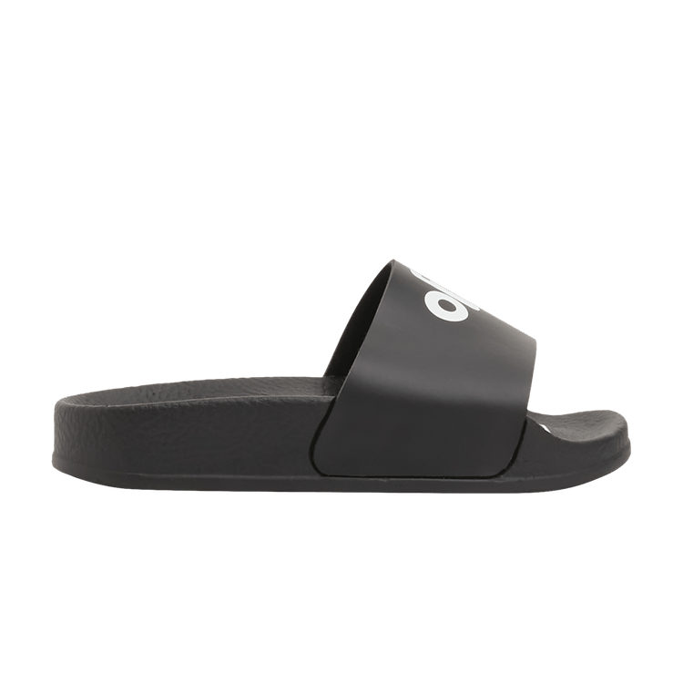 Off-White Off Flat Pool Sliders Kids 'Black White' — Black/White