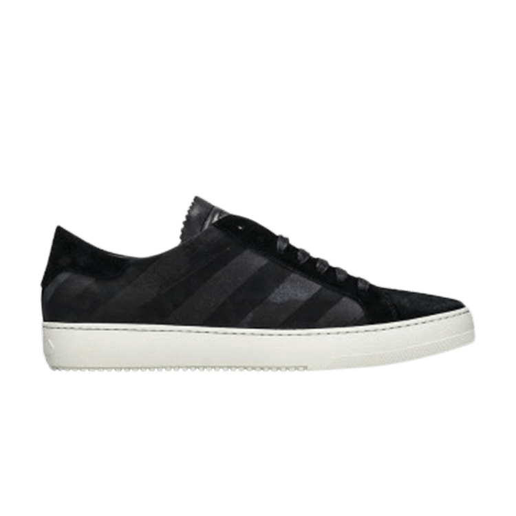 Off-White Classic Diagonals Low — Black