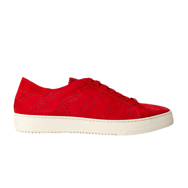 Off-White Classic Diagonals Low 'Red' — Red/White