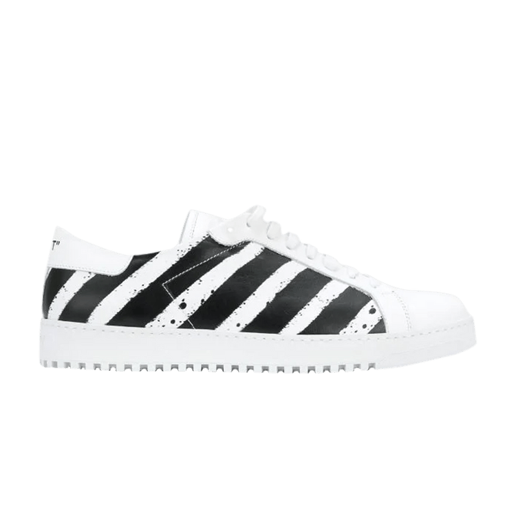 Off-White Spray Diagonals 'White Black' 2018 — White/Black