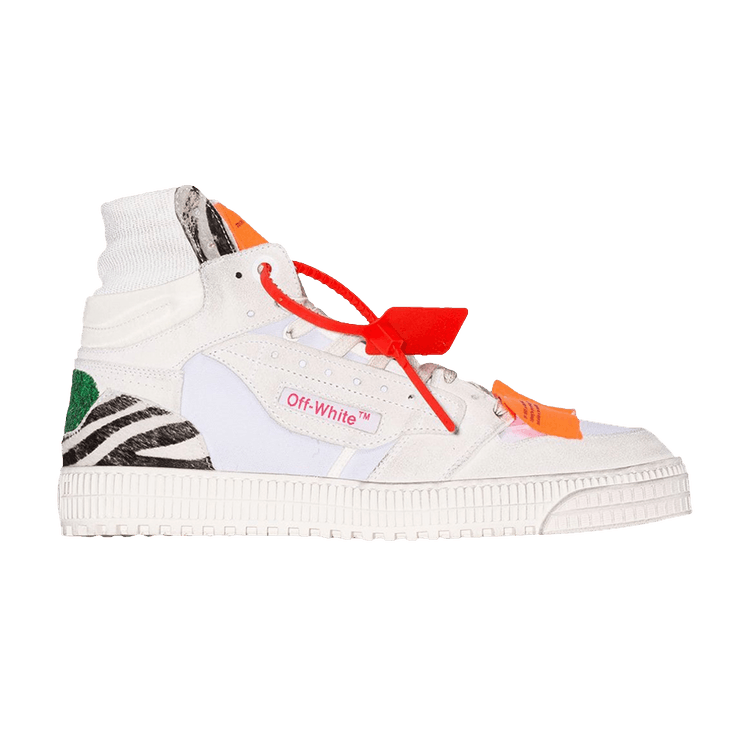 Off-White Off-Court High 'Zebra' — Zebra