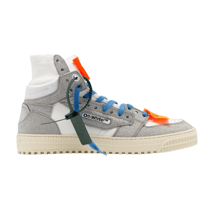 Off-White Off-Court 3.0 High 'White Silver Glitter' — White/Silver