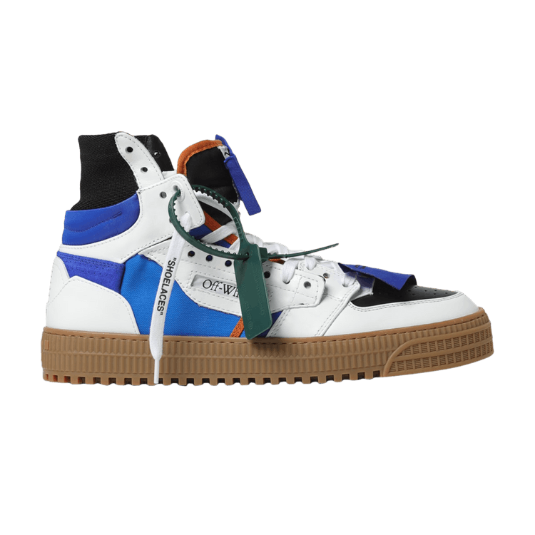 Off-White Off-Court 3.0 High 'White Blue Fluo Gum' — Blue Fluo/White/Black