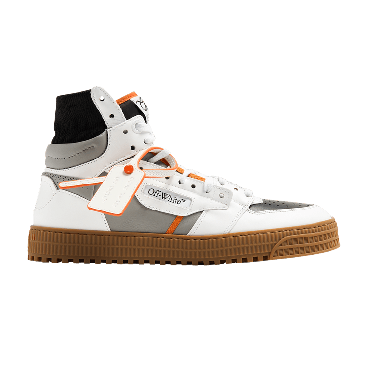 Off-White Off-Court 3.0 High 'Grey White Orange' — Grey/White