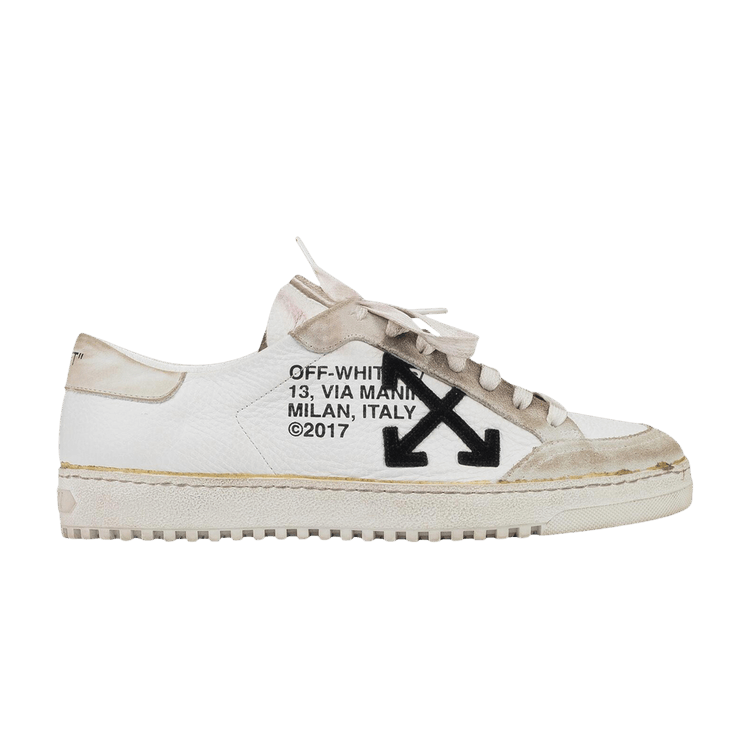 Off-White Address Low Top Sneaker 'White Black' — White/Black