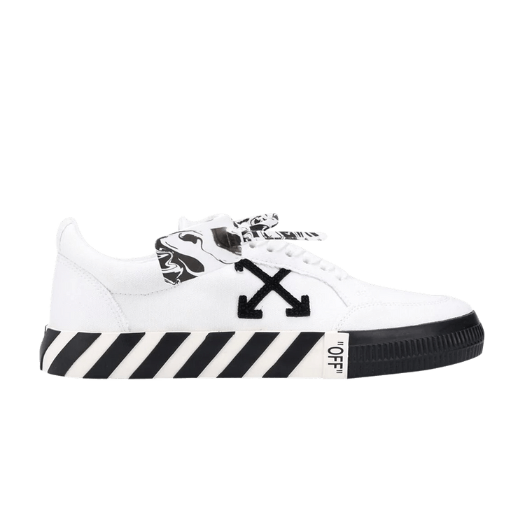 Off-White Vulc Low 'White Black' — White/Black