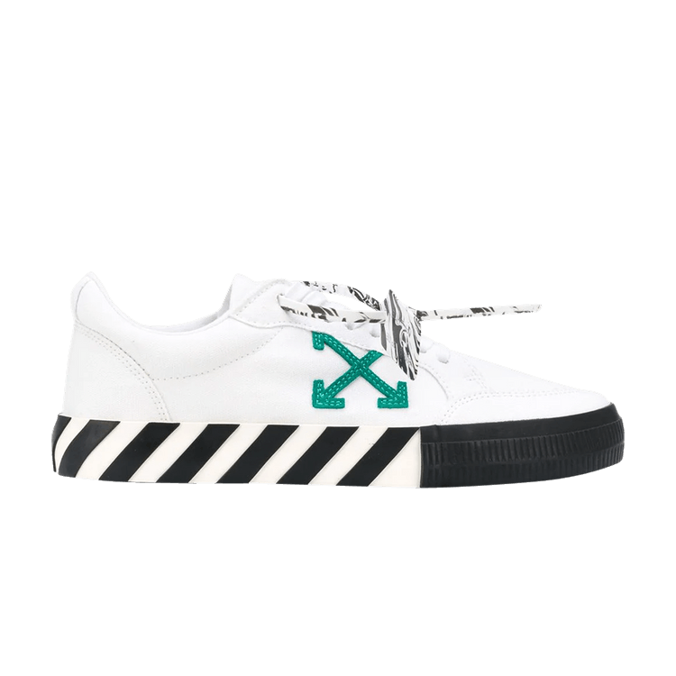 Off-White Vulc Low 'White Green' — White/Green