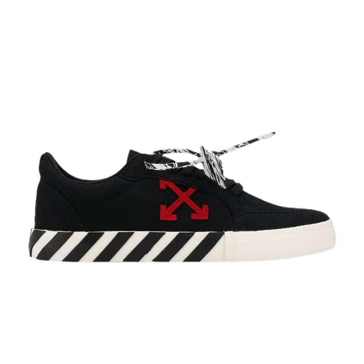 Off-White Vulc Low 'Black Red' — Black/Red