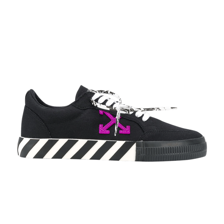 Off-White Vulc Low 'Black Purple' — Black/White/Purple