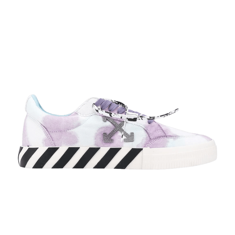 Off-White Vulc Low 'Tie-Dye - White Lilac' — White/Lilac
