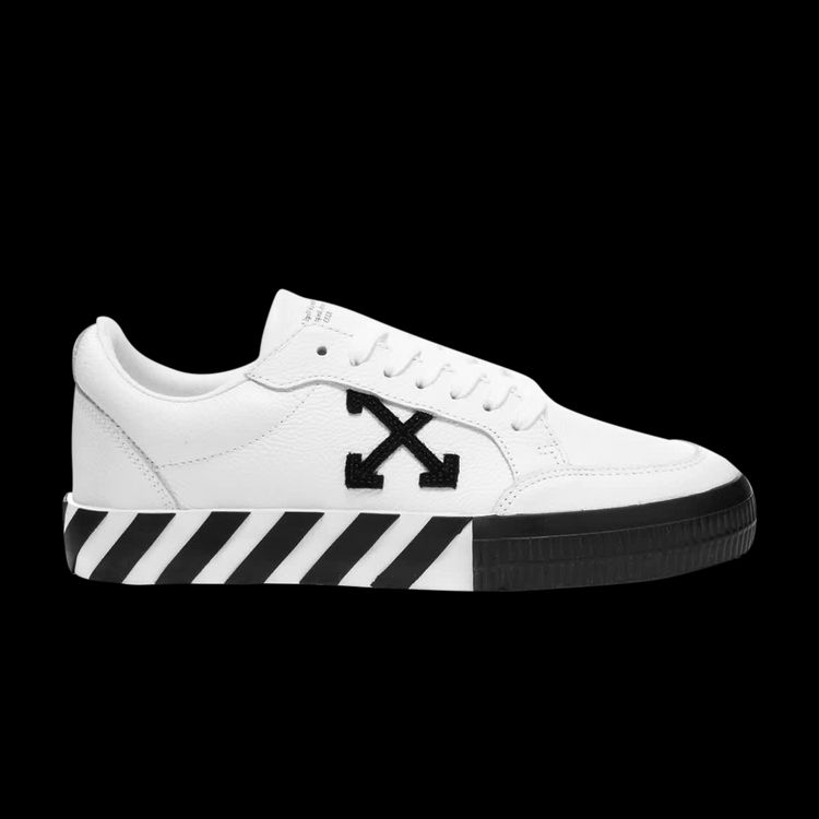 Off-White Vulc Low 'White Black' — White/Black