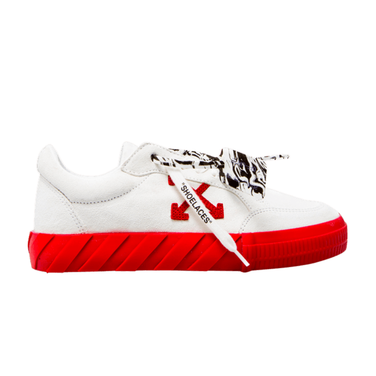 Off-White Vulcanized Low 'White Red' — White/Red