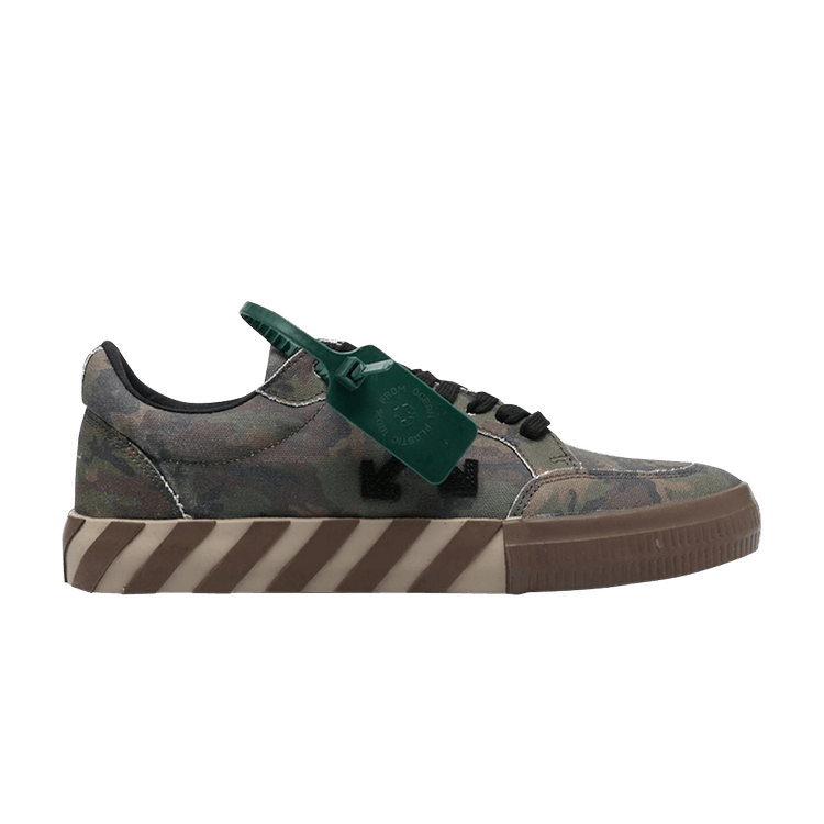 Off-White Vulc Sneaker 'Camo' — Green/Brown