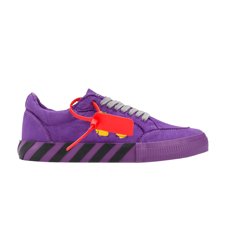 Off-White Vulcanized Low 'Violet Yellow' — Violet/Yellow