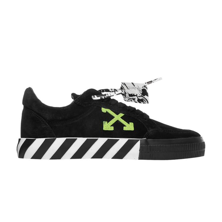 Off-White Vulc Sneaker 'Black White Green' — Black/Green/White