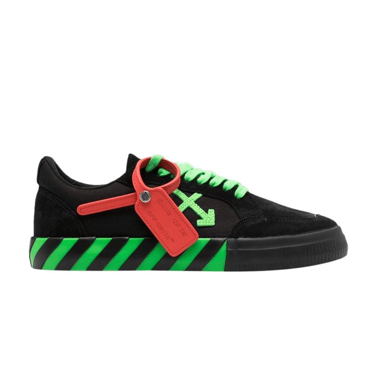 Off-White Vulc Sneaker 'Black Green' — Black/Green