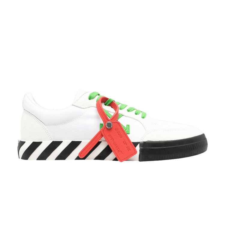 Off-White Vulc Sneaker 'White Lime Green' — White/Green