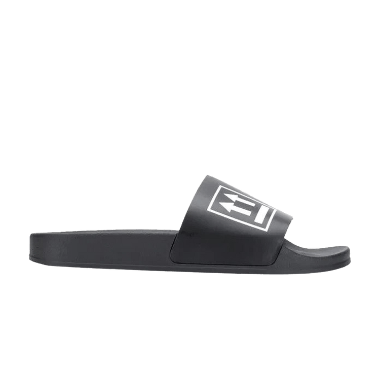 Off-White Sliders 'Double Arrows - Black White' — Black/White