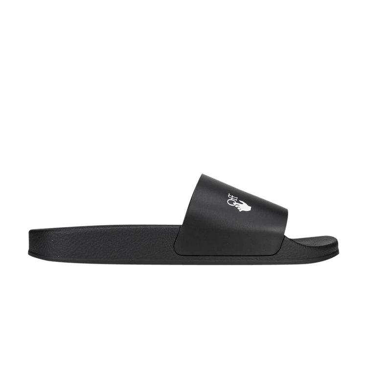Off-White Logo Sliders 'Black' — Black