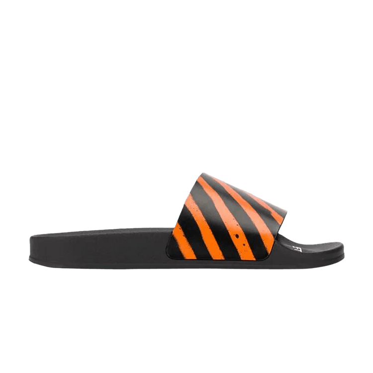 Off-White Sliders 'Black Orange' — Black/Orange