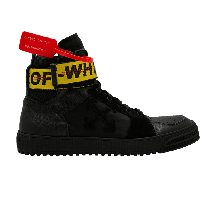 Off-White Industrial Belt High 'Black Yellow' — Black/Yellow