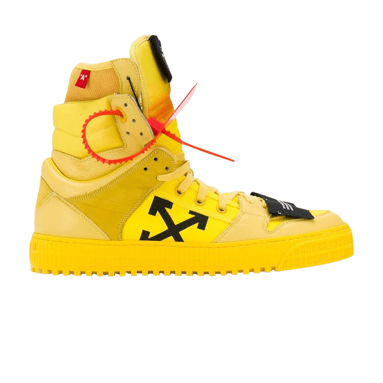 Off-White Off-Court High 'Yellow' — Yellow/Black