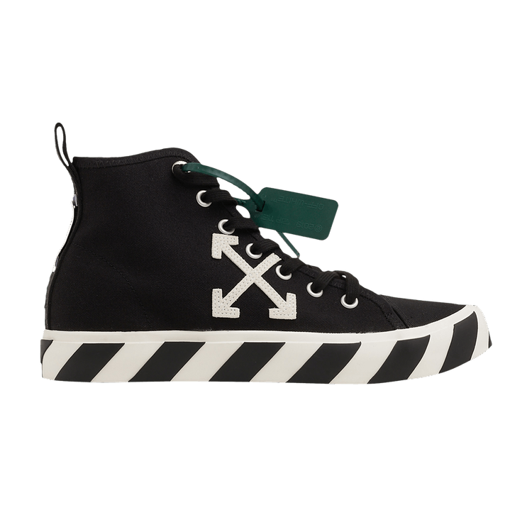 Off-White Vulc Sneaker Mid 'Black White' — Black/White
