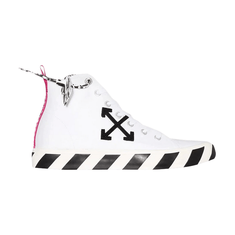 Off-White Vulc Sneaker Mid 'White Black' — White/Black