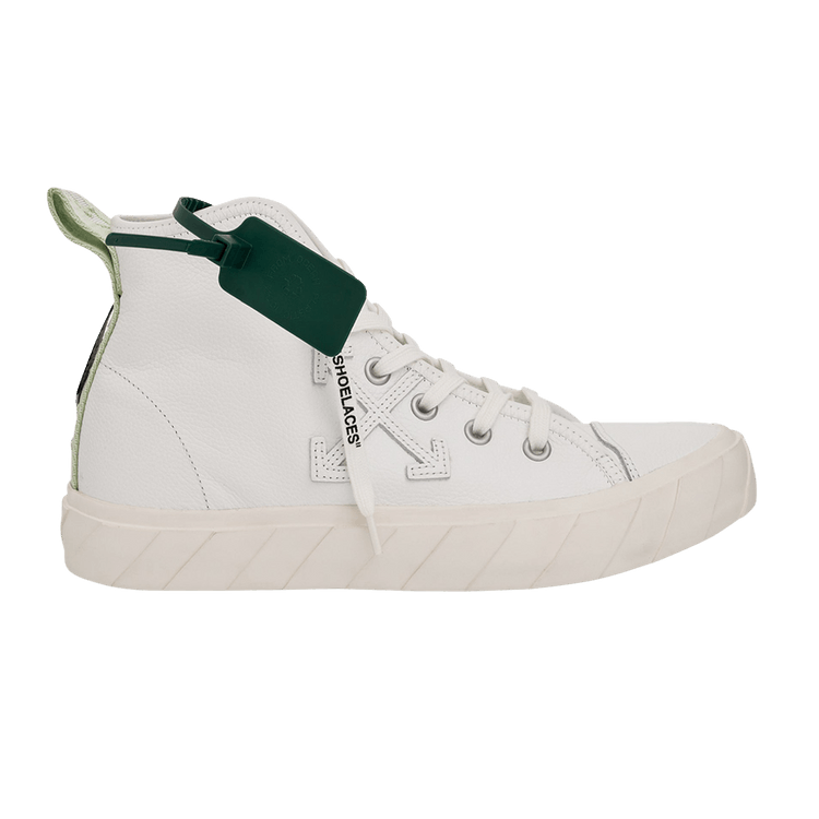 Off-White Vulc Sneaker Mid 'White Leather' — White/White