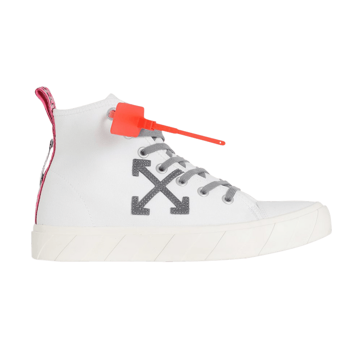 Off-White Vulc Sneaker Mid 'White Grey' — White/Grey