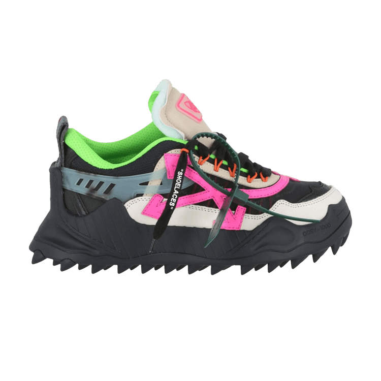Off-White ODSY-1000 'Black Beige Fuchsia' — Beige/Fuchsia