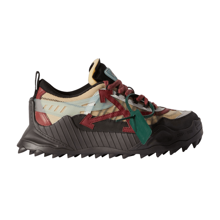 Off-White ODSY-1000 'Black Burgundy' — Black/Burgundy