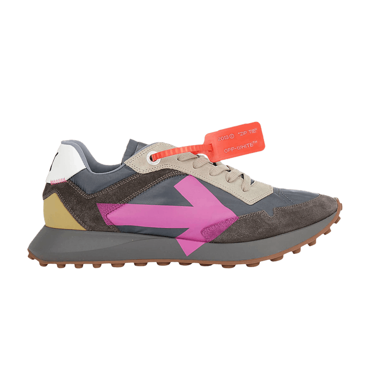 Off-White Arrow 'Medium Grey Fuchsia' — Medium Grey/Fuchsia