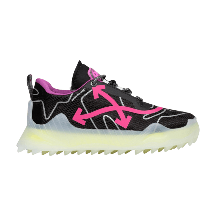 Off-White ODSY-1000 'Transparent Sole - Fuchsia' — Black/Fuchsia