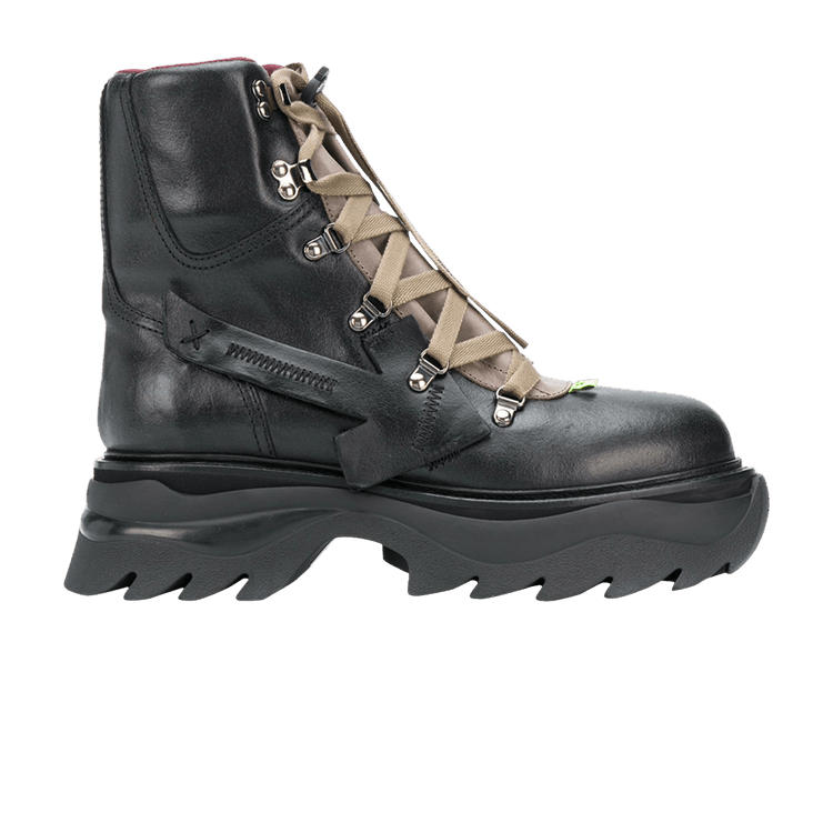 Off-White Equipment Platform Boot 'Black Beige' — Black/Beige
