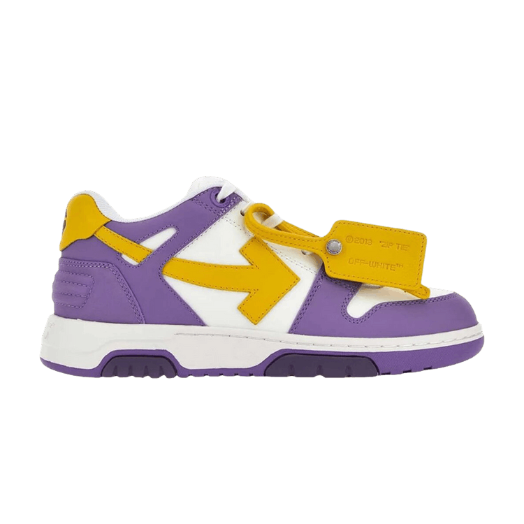 Off-White Out of Office Low 'Purple Yellow' — Purple/Yellow