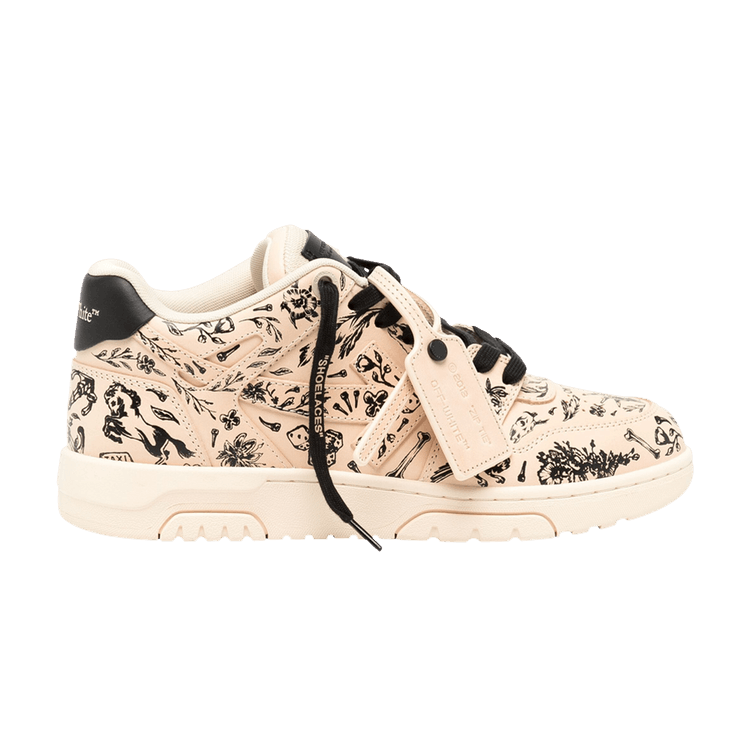 Off-White Out of Office 'Graphic Print - Sand' — Sand/Black